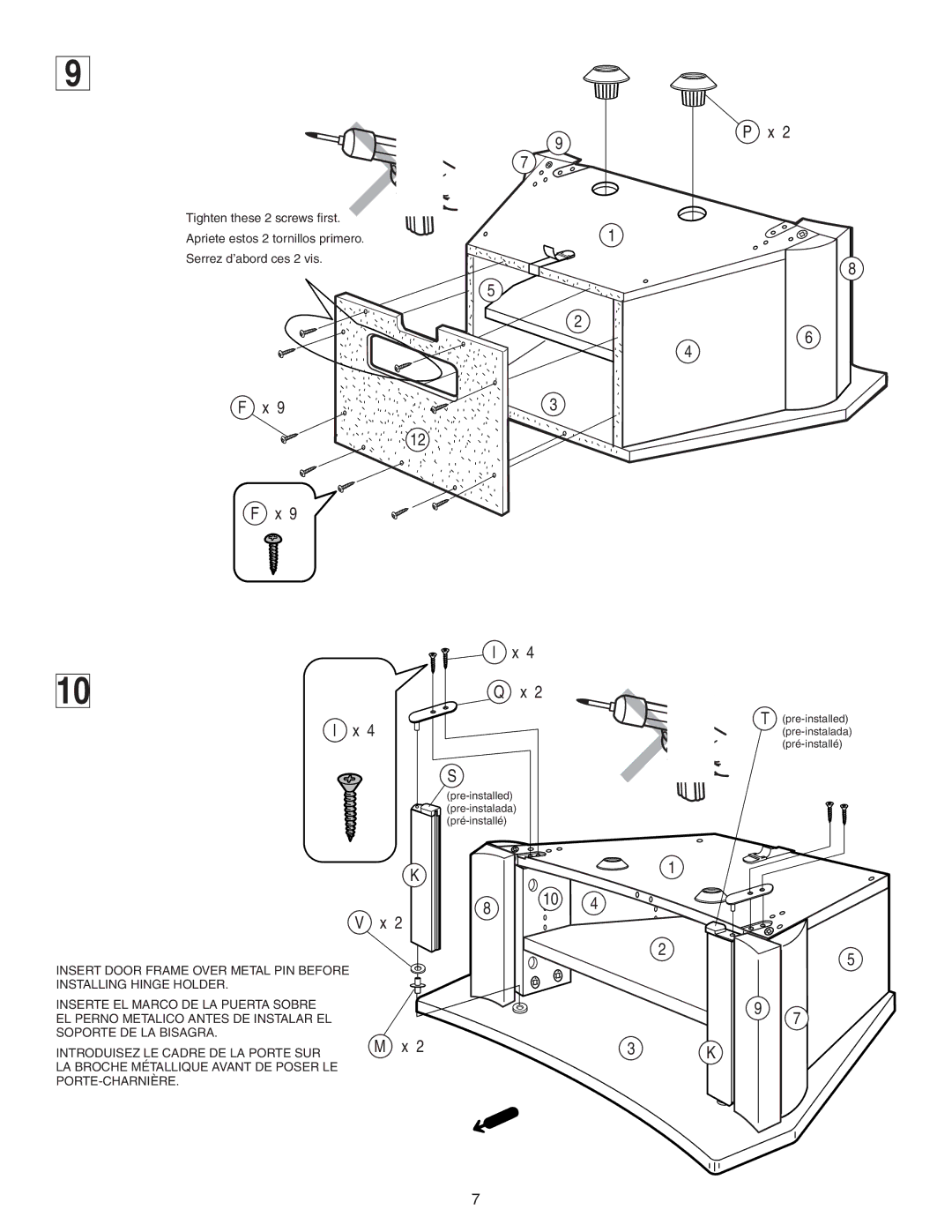 Sony SU-27F2 manual 4 Q x 