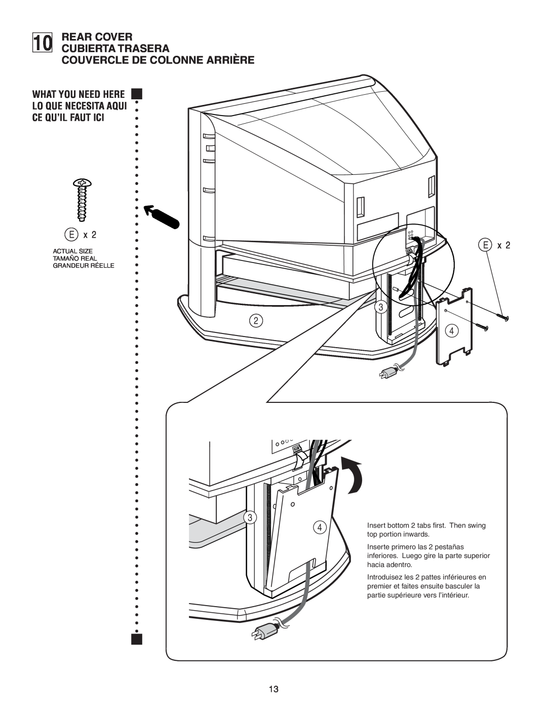 Sony SU-27HX1 manual What You Need Here Lo Que Necesita Aqui, Ce Qu’Il Faut Ici, E 