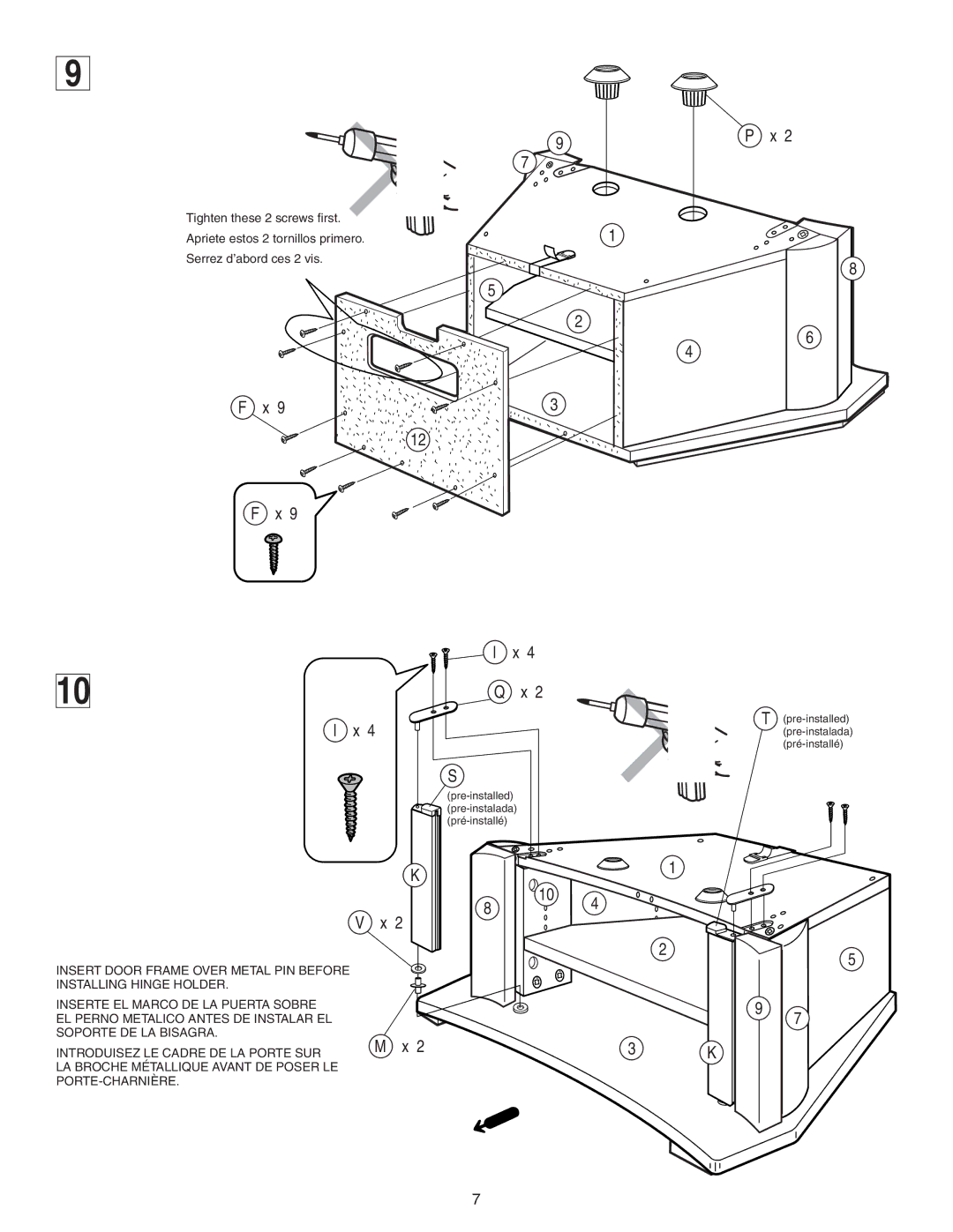 Sony SU-32F2 manual 4 Q x 