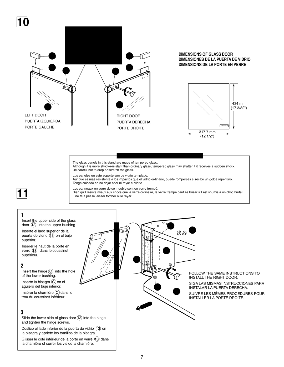 Sony SU-32FS2 manual Follow the Same Instructions to 