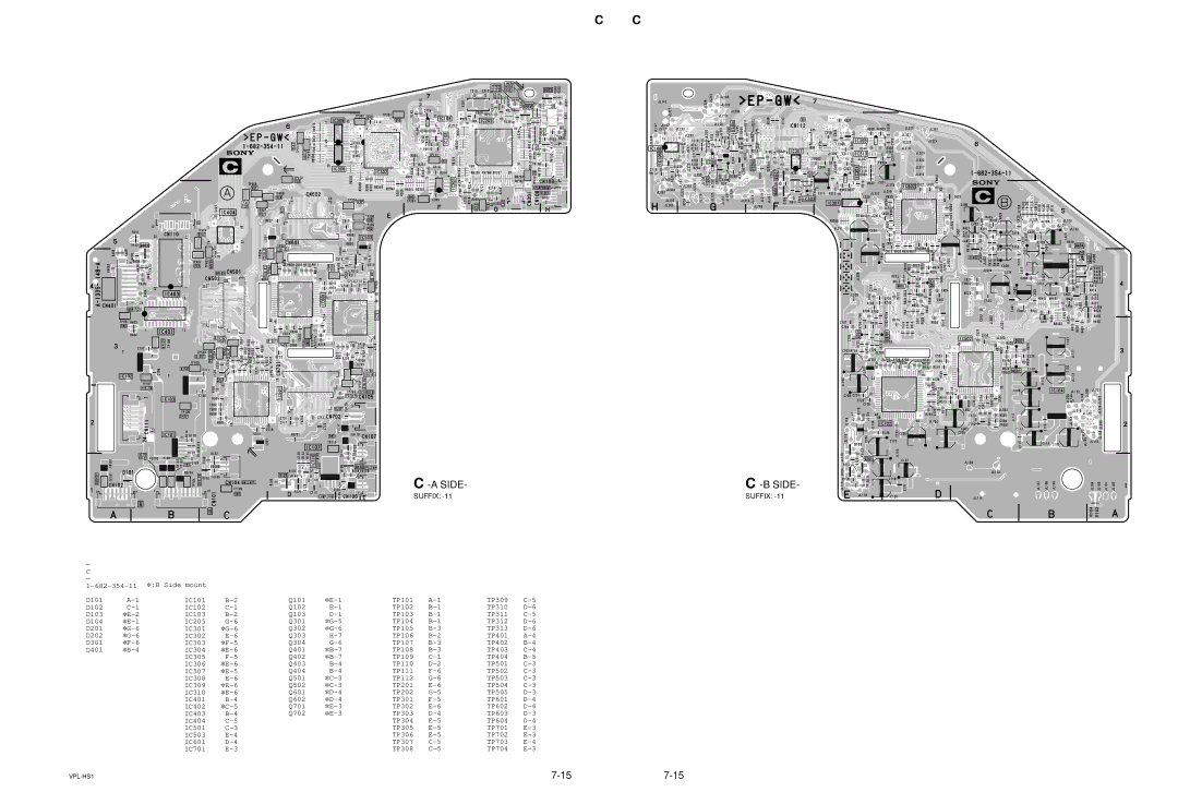 Sony SUHS1, VPLHS1FP, RMPJHS1 service manual Side 