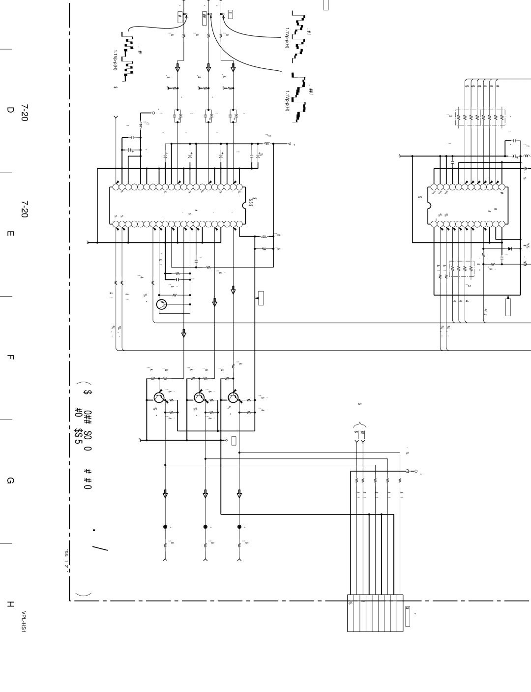 Sony RMPJHS1 DAC I2C, Video RR, Video RG, Video RB, Scen, Vcom R, Vcom G, Vcom B, Dlycnt B, Dlycnt G, Dlycnt R, Monitor 