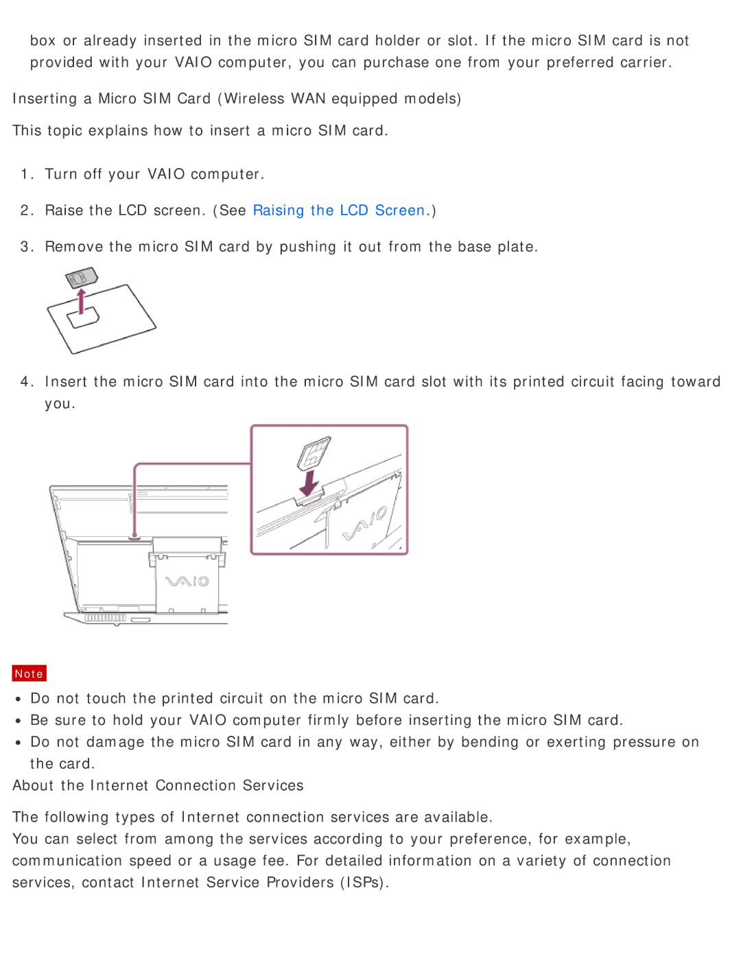 Sony SVD13225PXB manual 