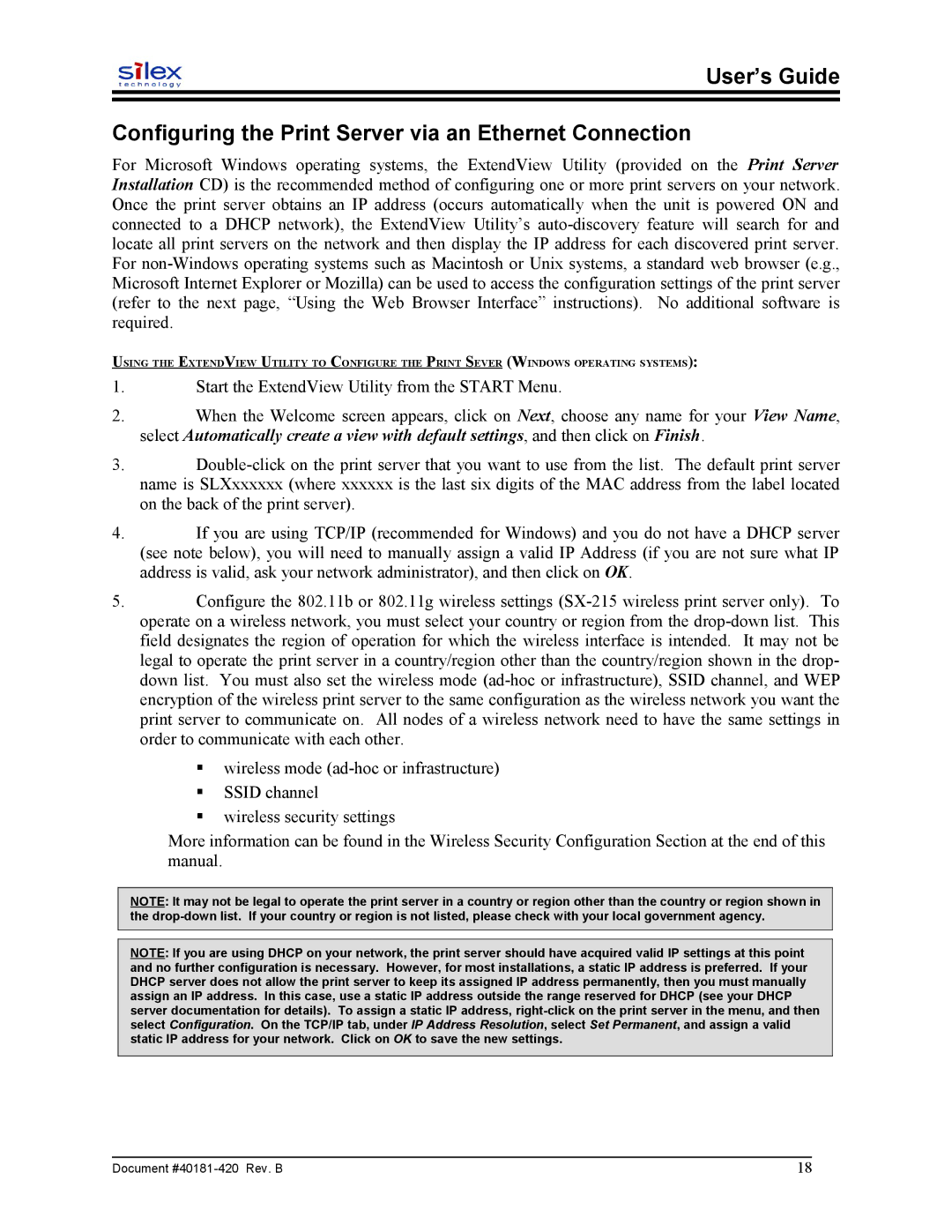 Sony SX-215 user manual Document #40181-420 Rev. B 