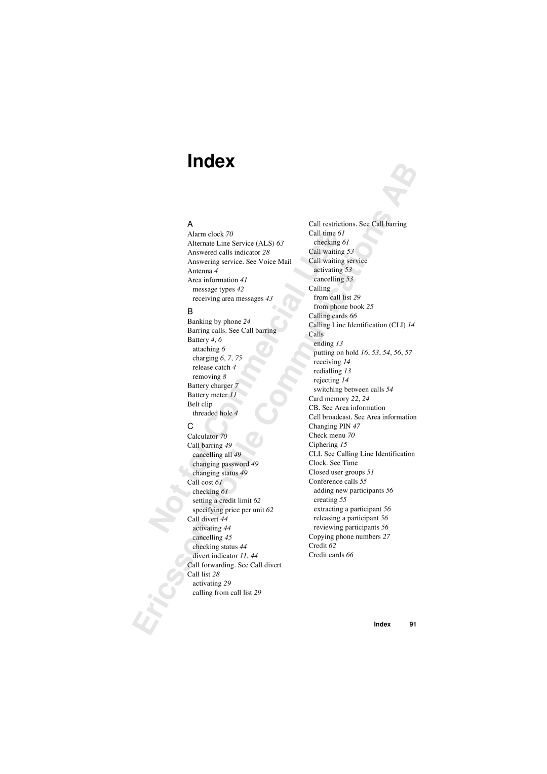 Sony T10s warranty Index 