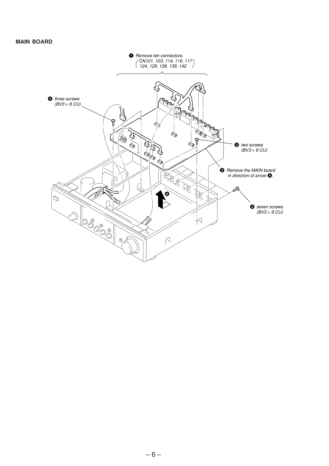 Sony TA-P9000ES service manual Main Board 