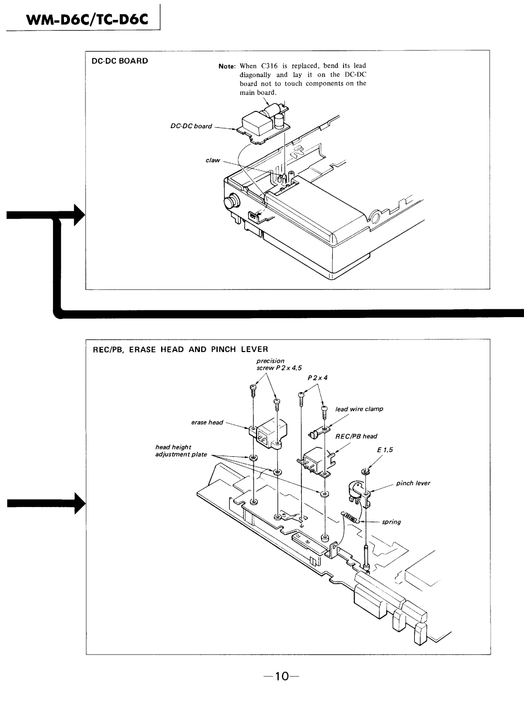 Sony TC-D6C, WM-D6C manual 