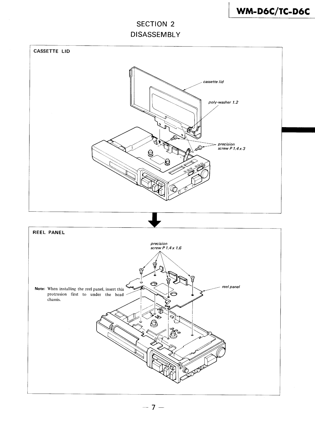 Sony WM-D6C, TC-D6C manual 
