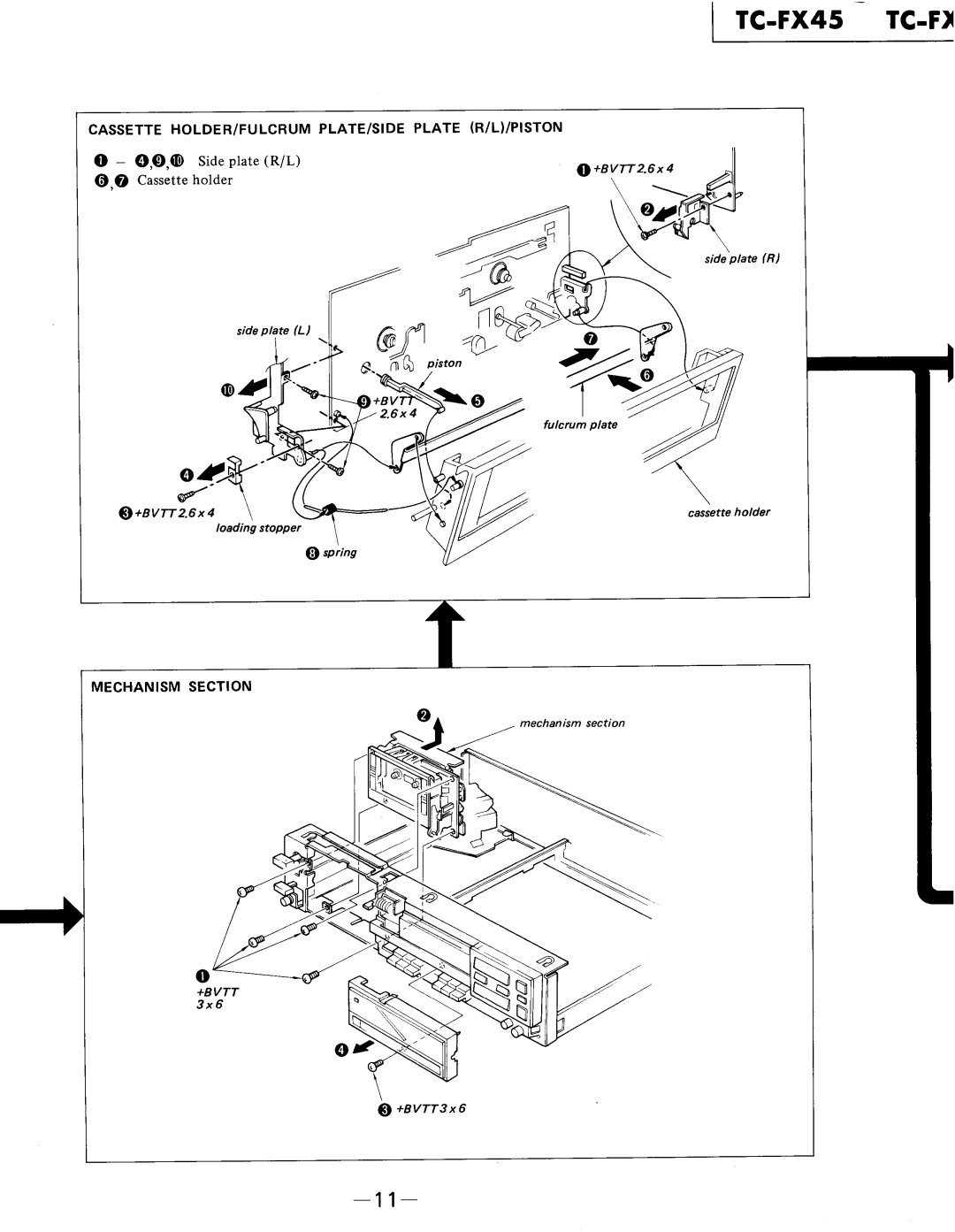 Sony TC-FX45 specifications 