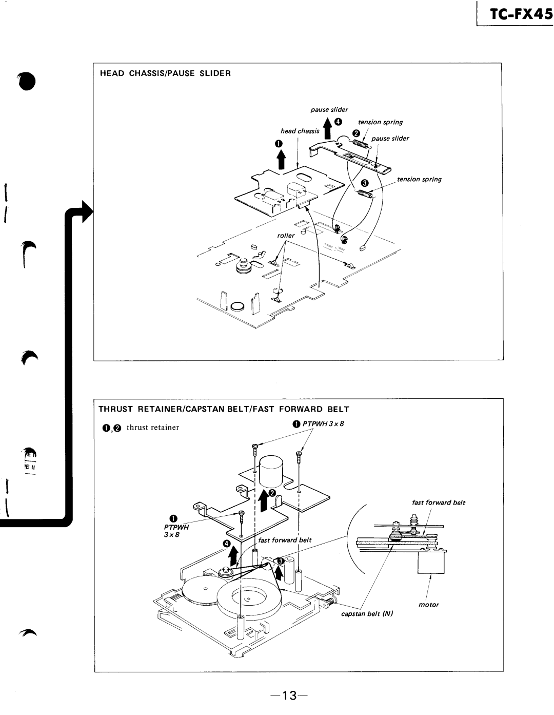 Sony TC-FX45 specifications 