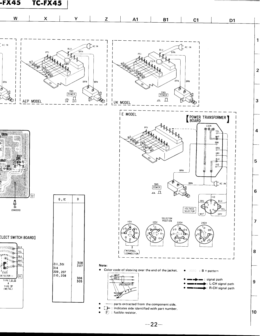 Sony TC-FX45 specifications 