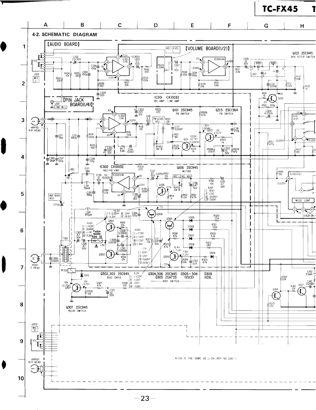 Sony TC-FX45 specifications 