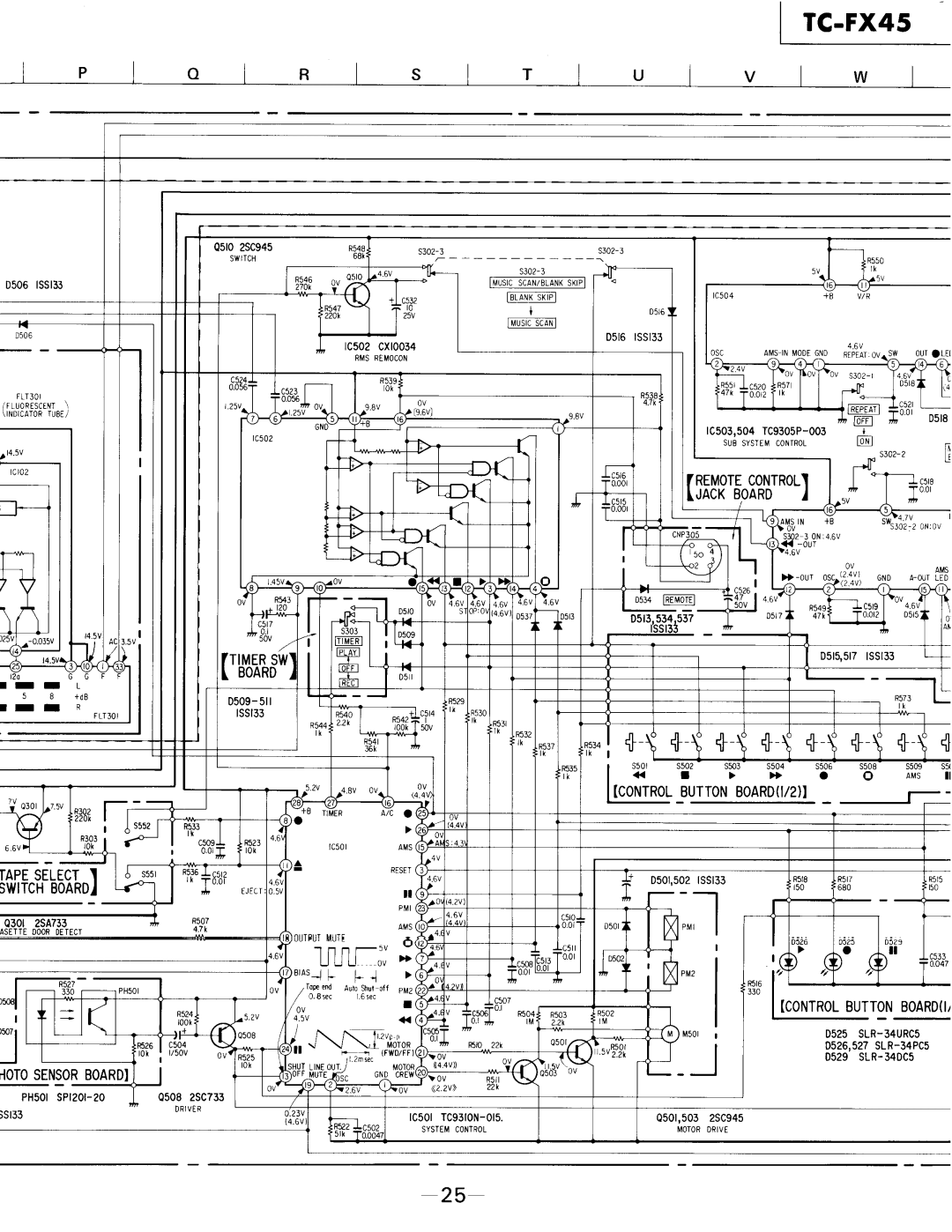 Sony TC-FX45 specifications 