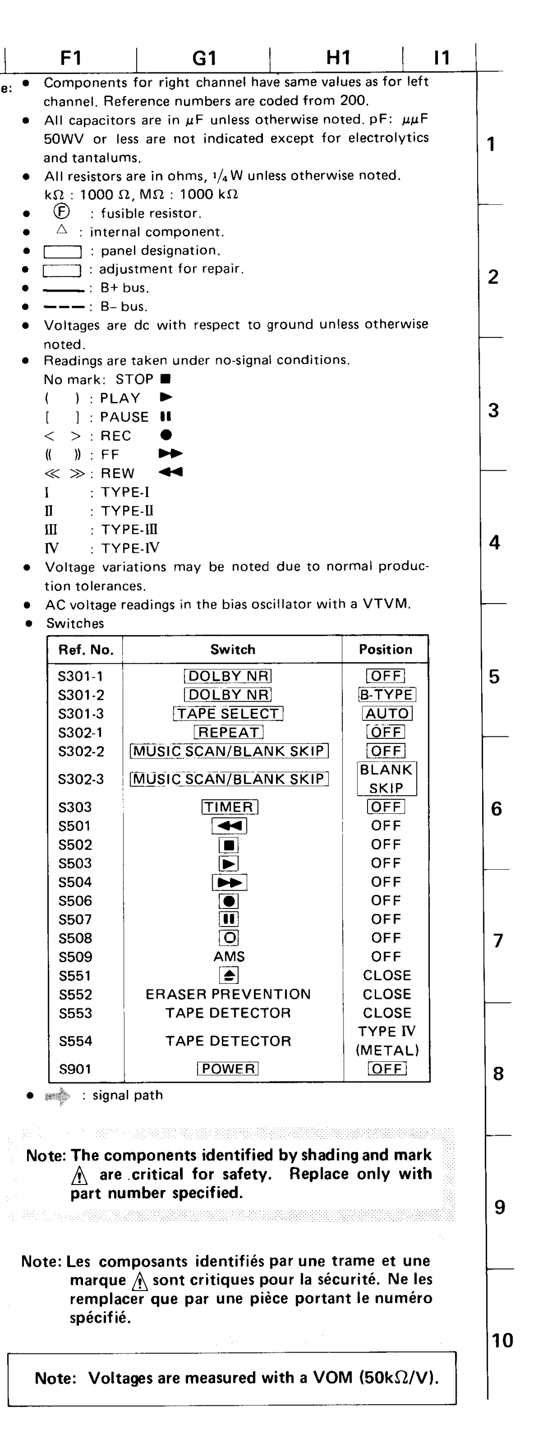 Sony TC-FX45 specifications 