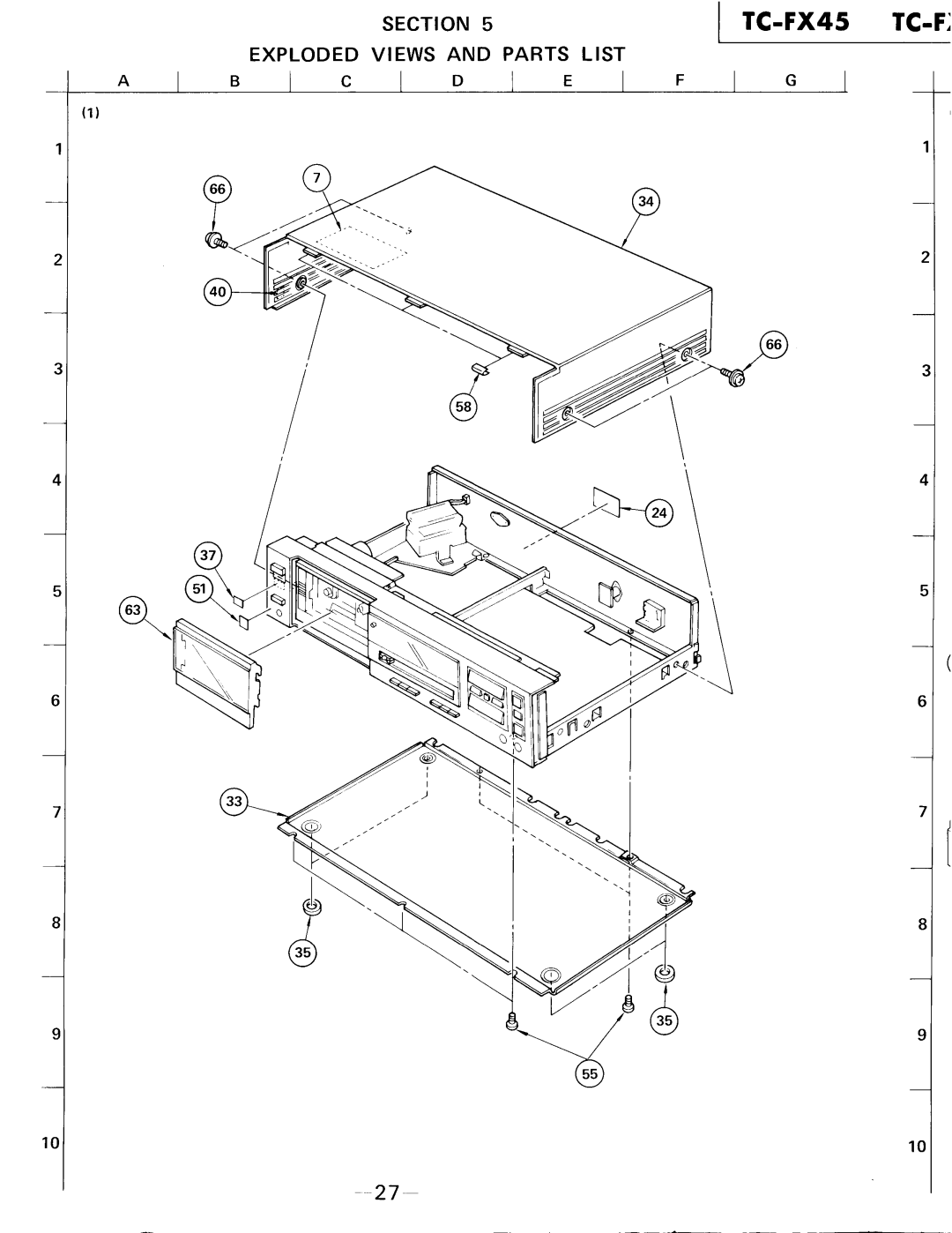 Sony TC-FX45 specifications 