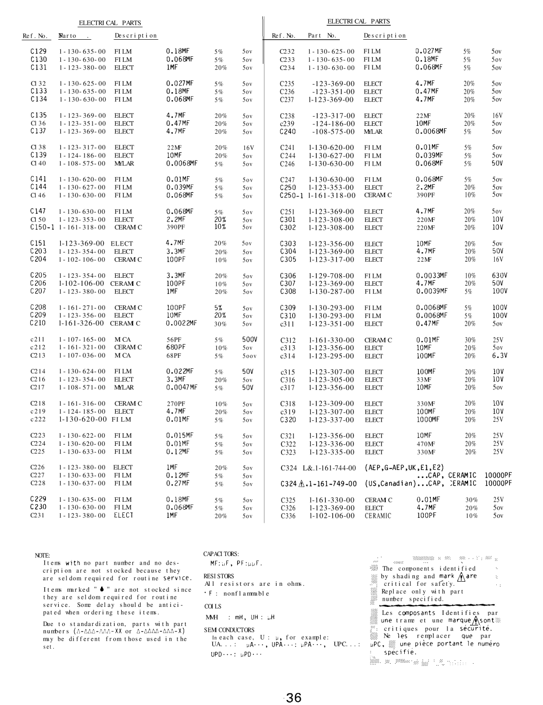 Sony TC-FX45 specifications 123-369-00 