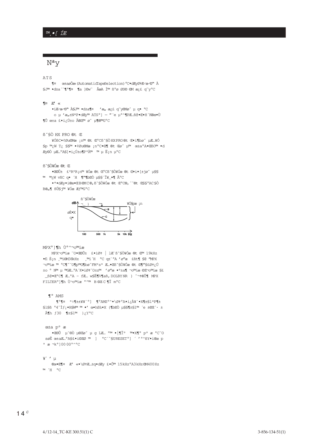 Sony TC-KE300 operating instructions Nªy 