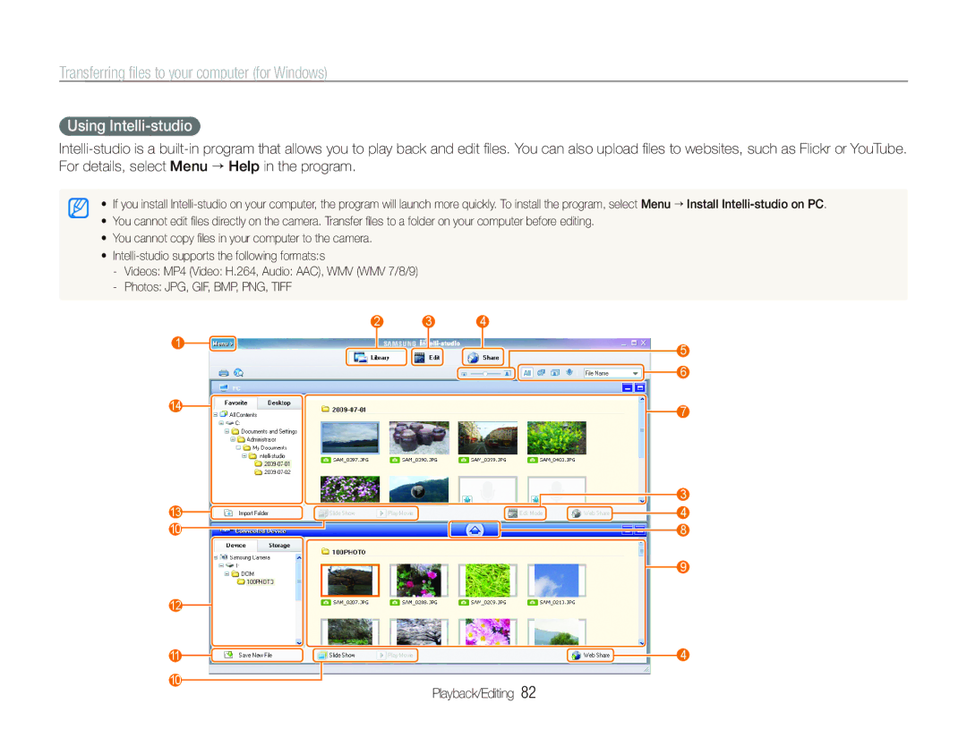 Sony TL220 user manual Using Intelli-studio 