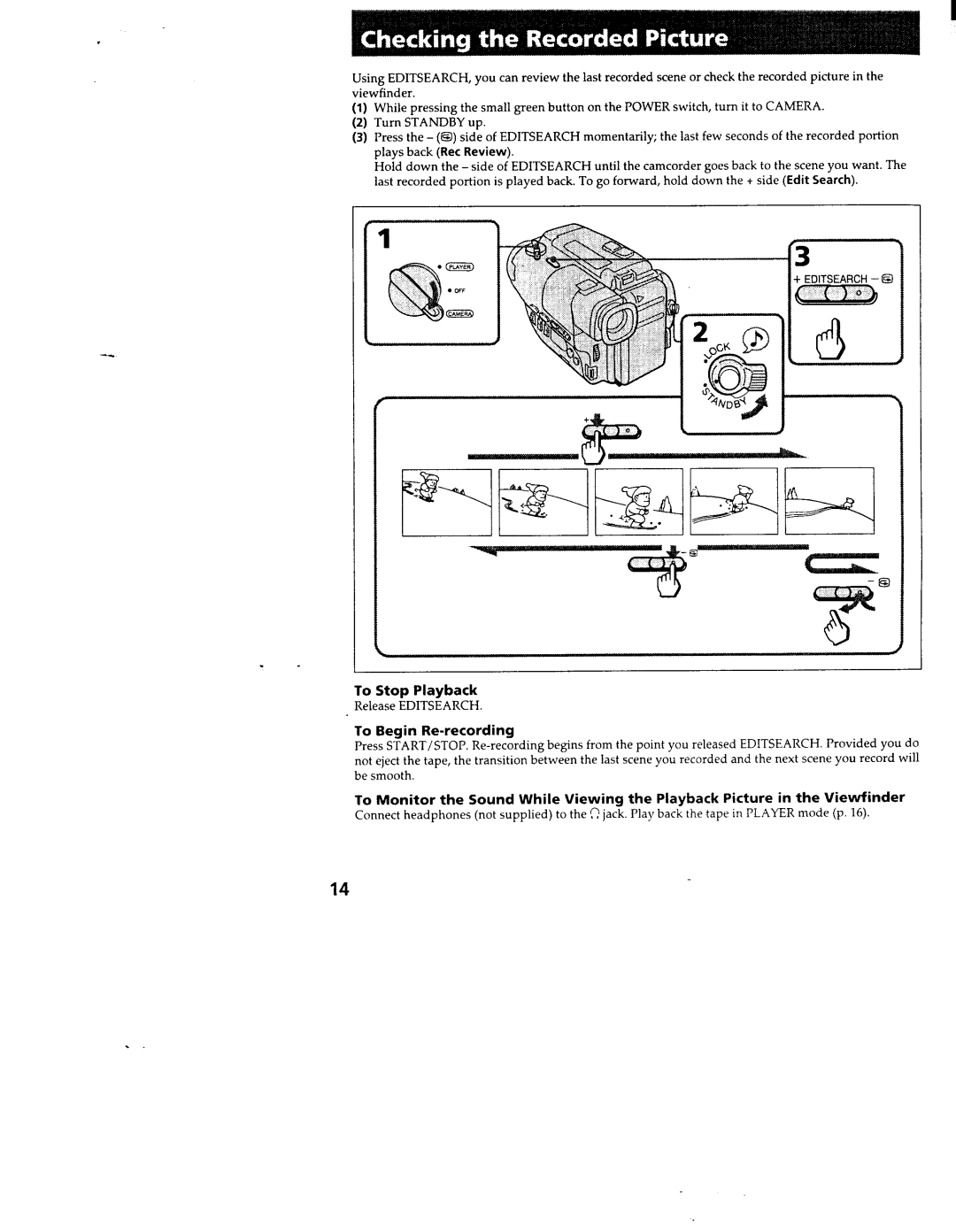 Sony CCD-TR36, TR76, TR73, TR93, TR83 manual 