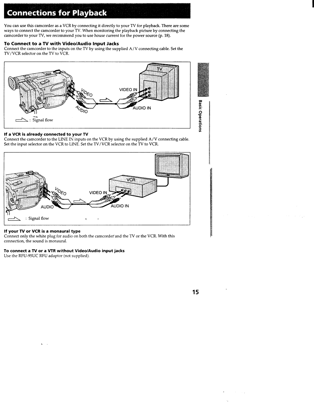 Sony TR76, TR73, TR93, TR83, CCD-TR36 manual 