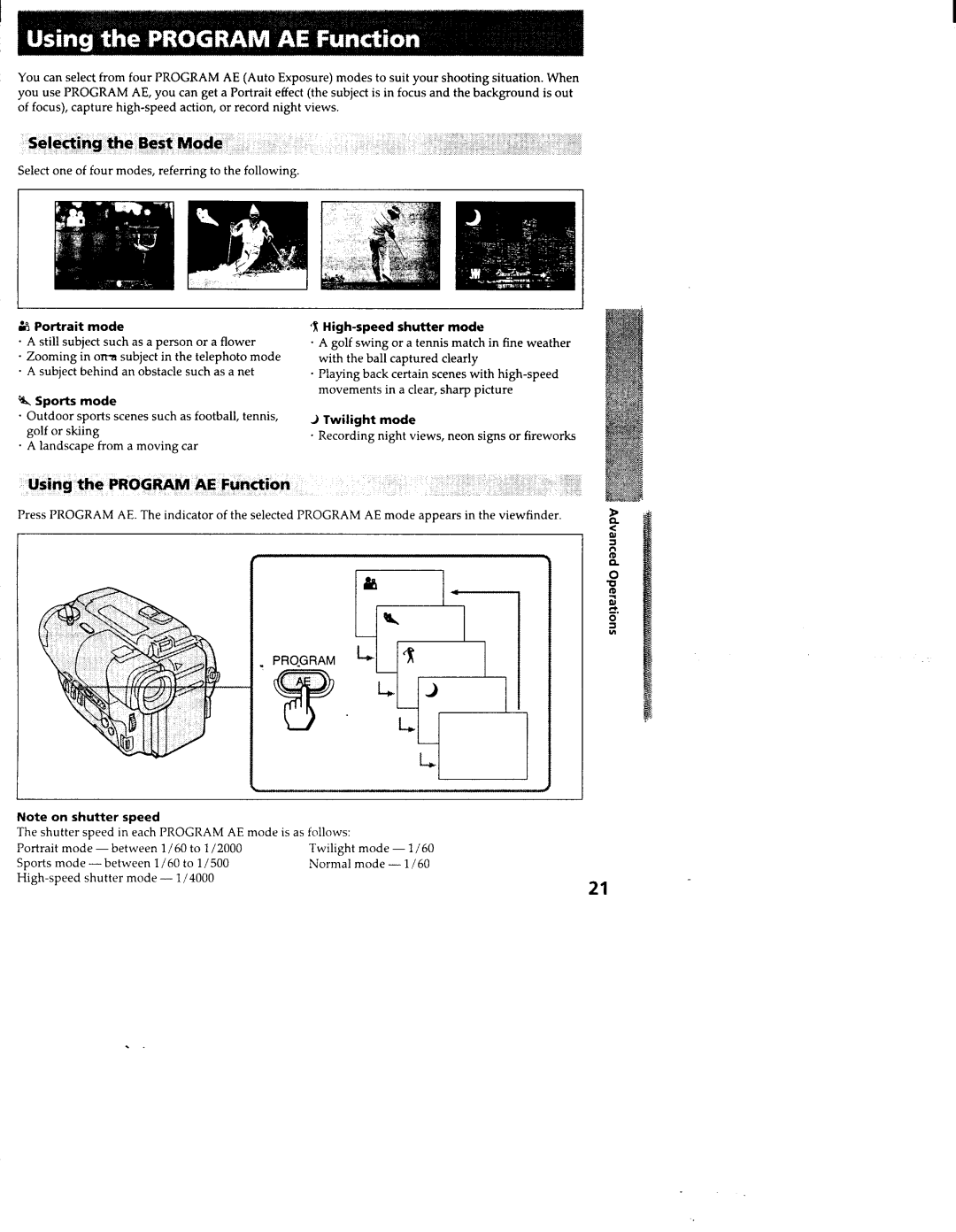 Sony TR73, TR76, TR93, TR83, CCD-TR36 manual 