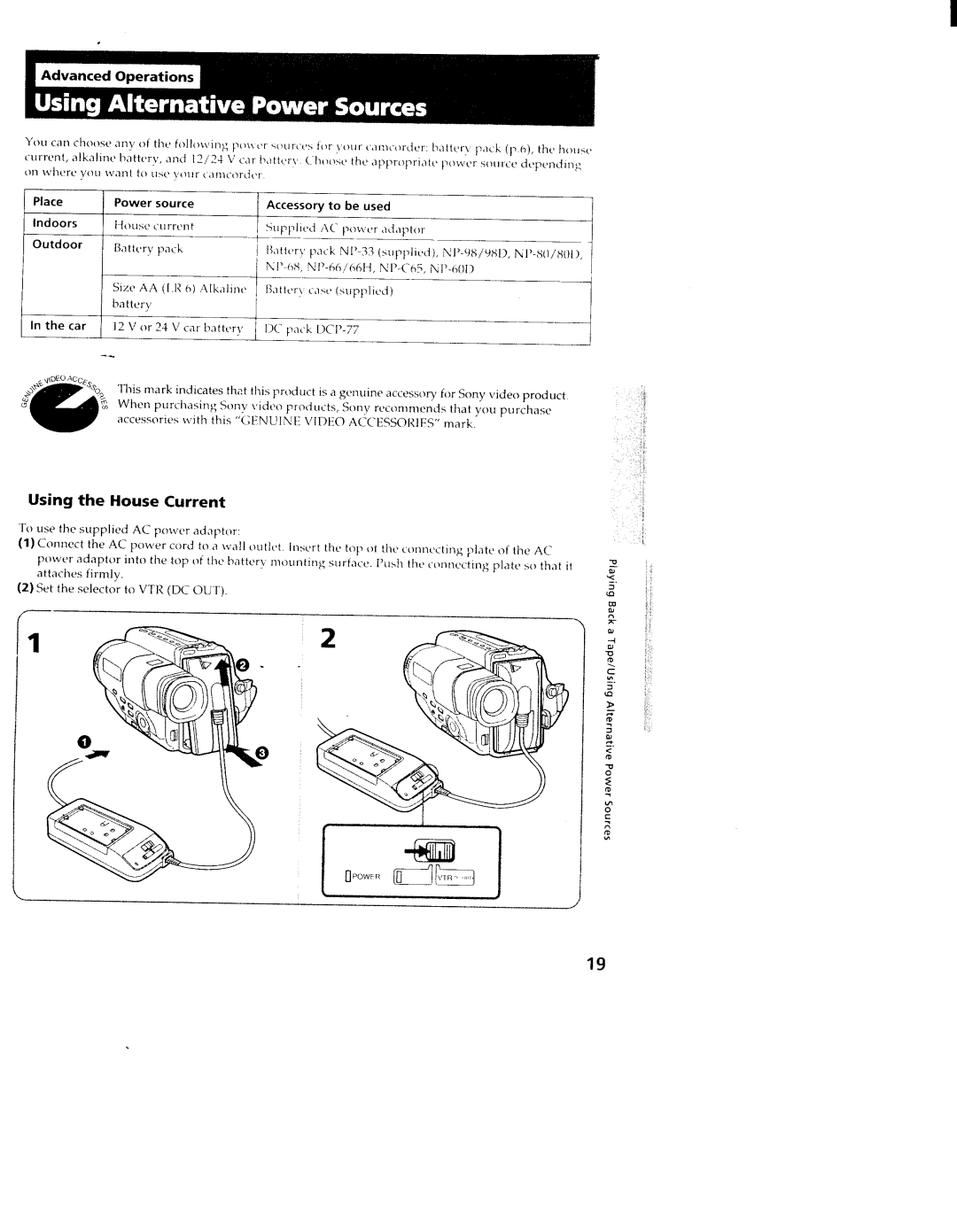 Sony TR88, TR98, CCD-TR78 manual 