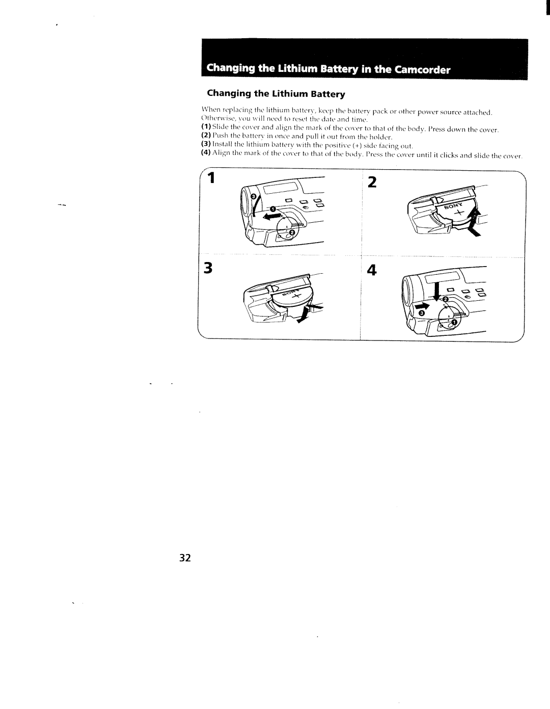 Sony CCD-TR78, TR98, TR88 manual 