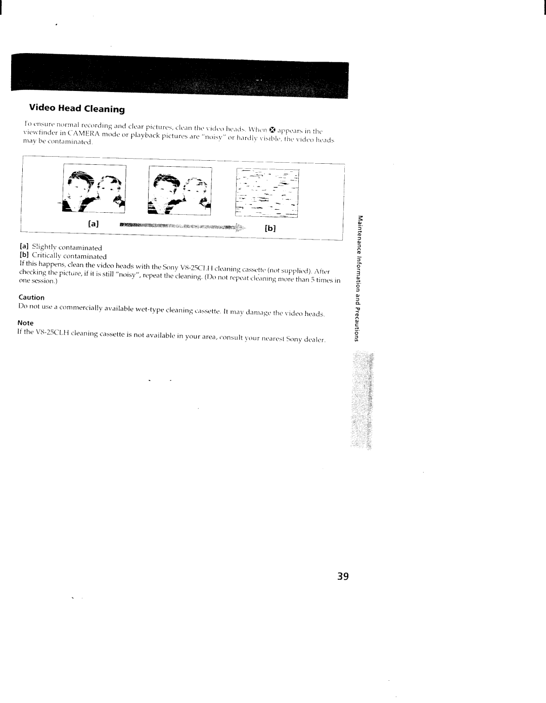 Sony TR98, TR88, CCD-TR78 manual 