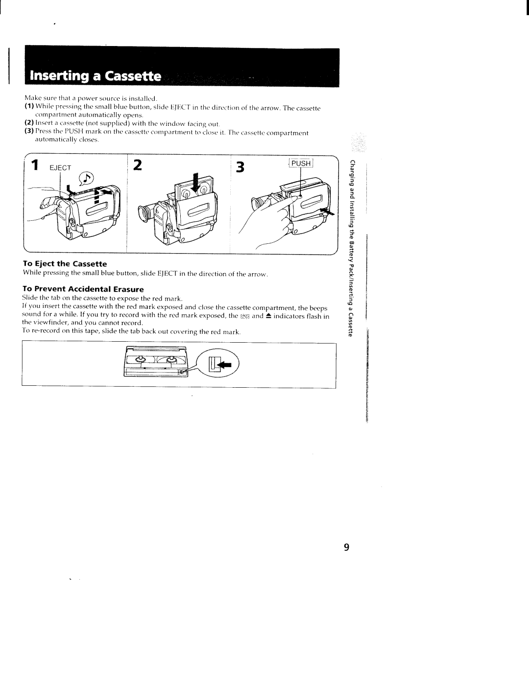 Sony TR98, TR88, CCD-TR78 manual 