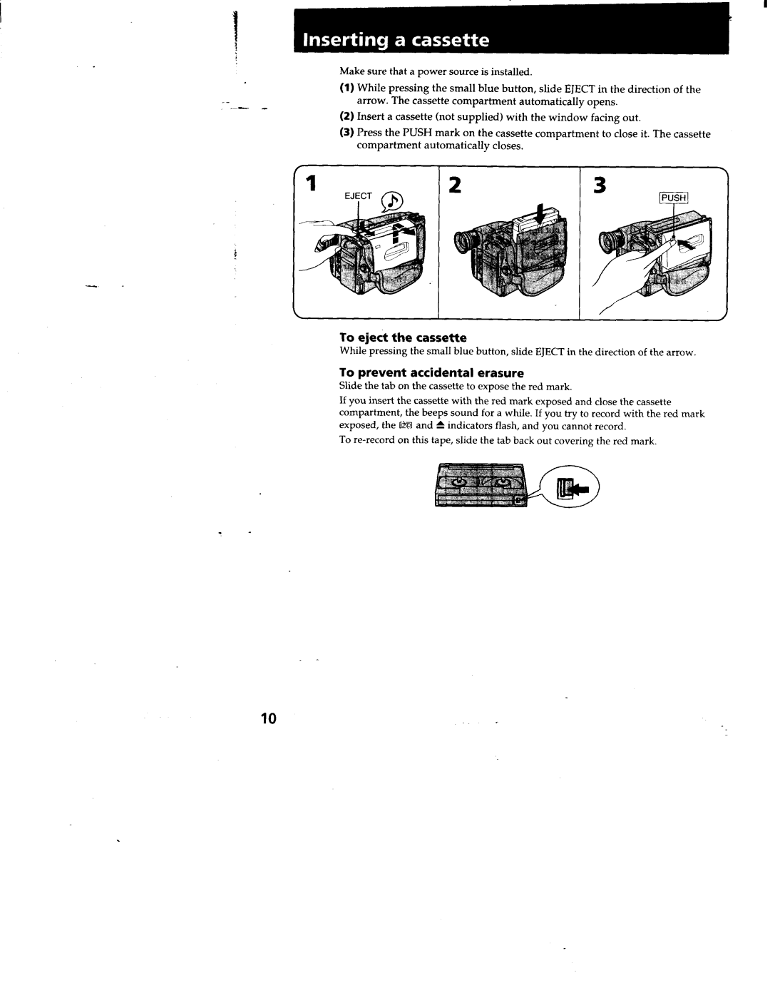 Sony TRV53, TRV52, TRV512, TRV312, CCD-TRV32 manual 