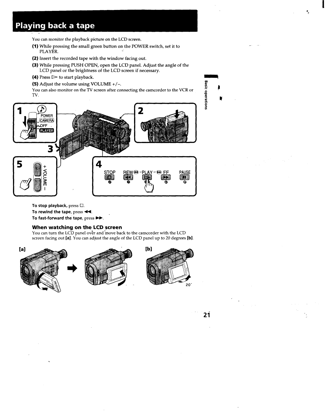 Sony TRV52, TRV53, TRV512, TRV312, CCD-TRV32 manual 