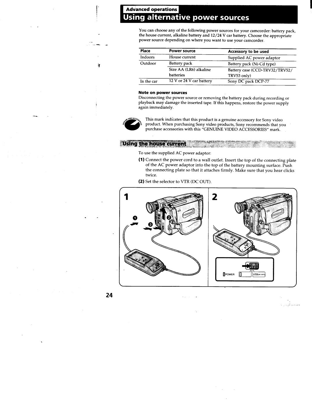 Sony CCD-TRV32, TRV53, TRV52, TRV512, TRV312 manual 