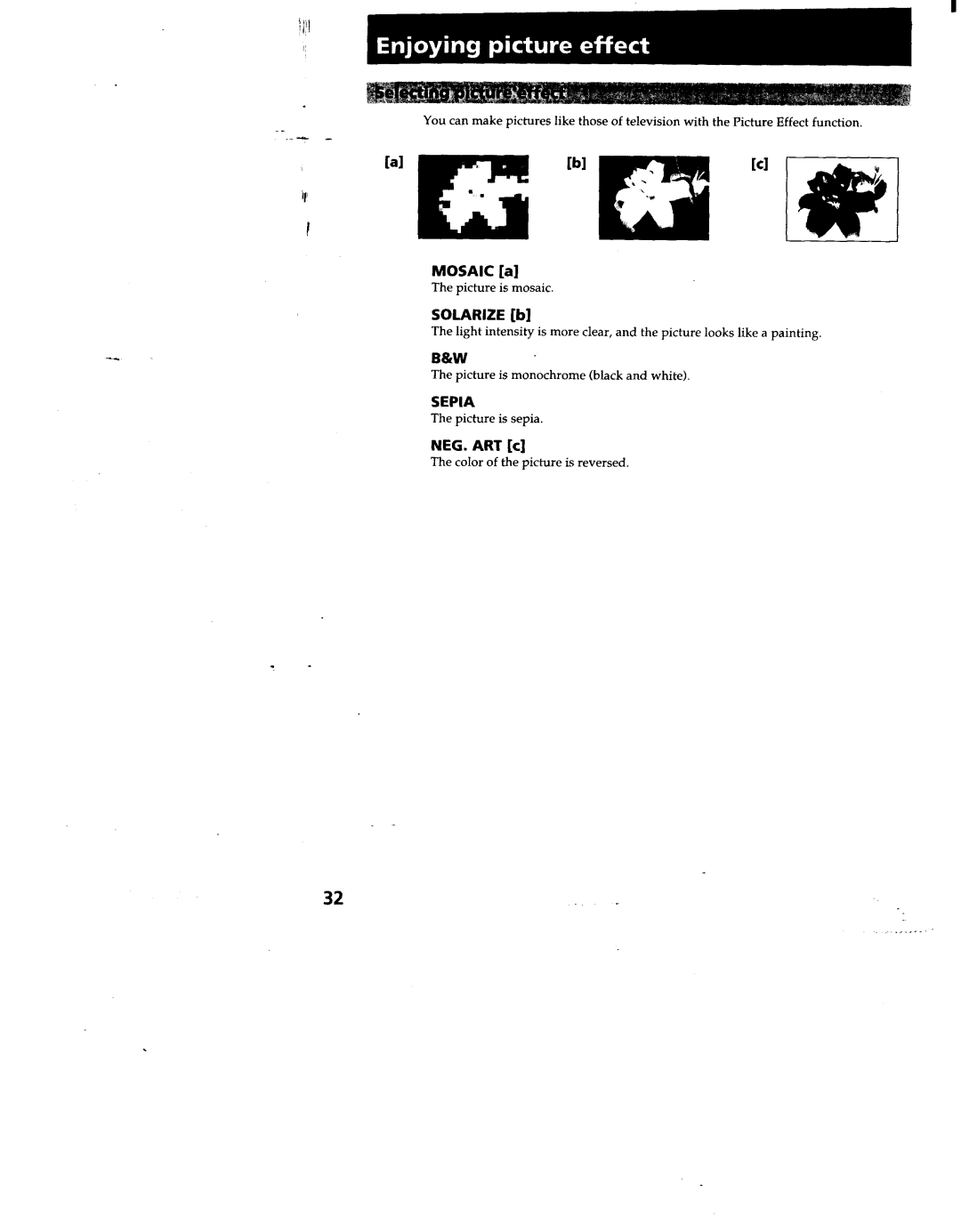 Sony TRV512, TRV53, TRV52, TRV312, CCD-TRV32 manual 