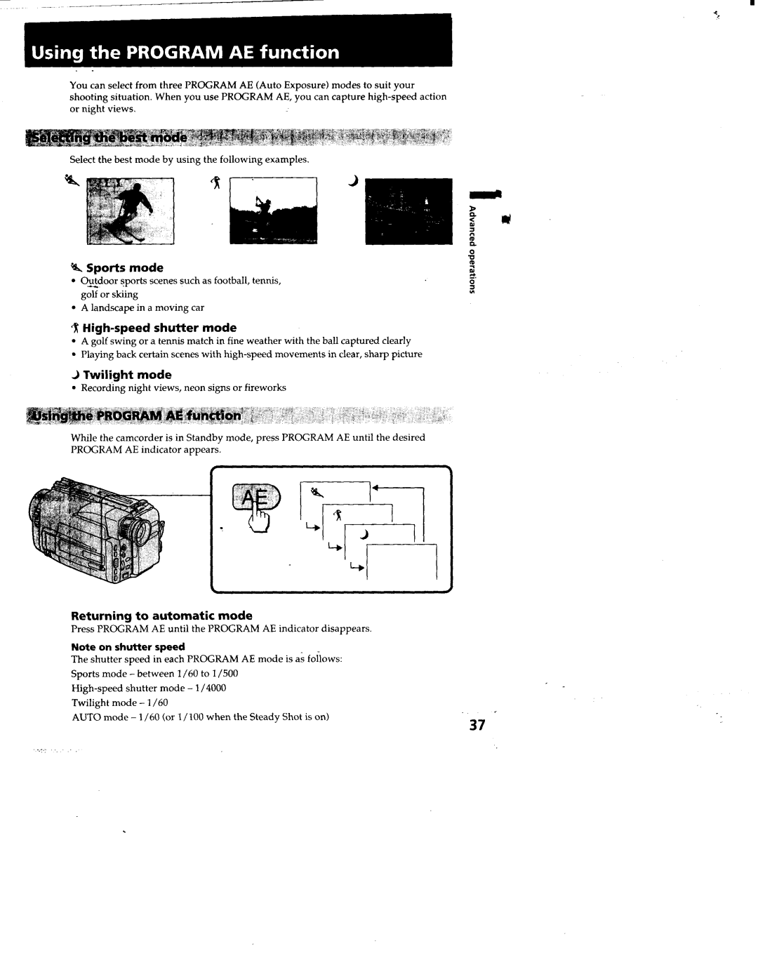 Sony TRV512, TRV53, TRV52, TRV312, CCD-TRV32 manual 