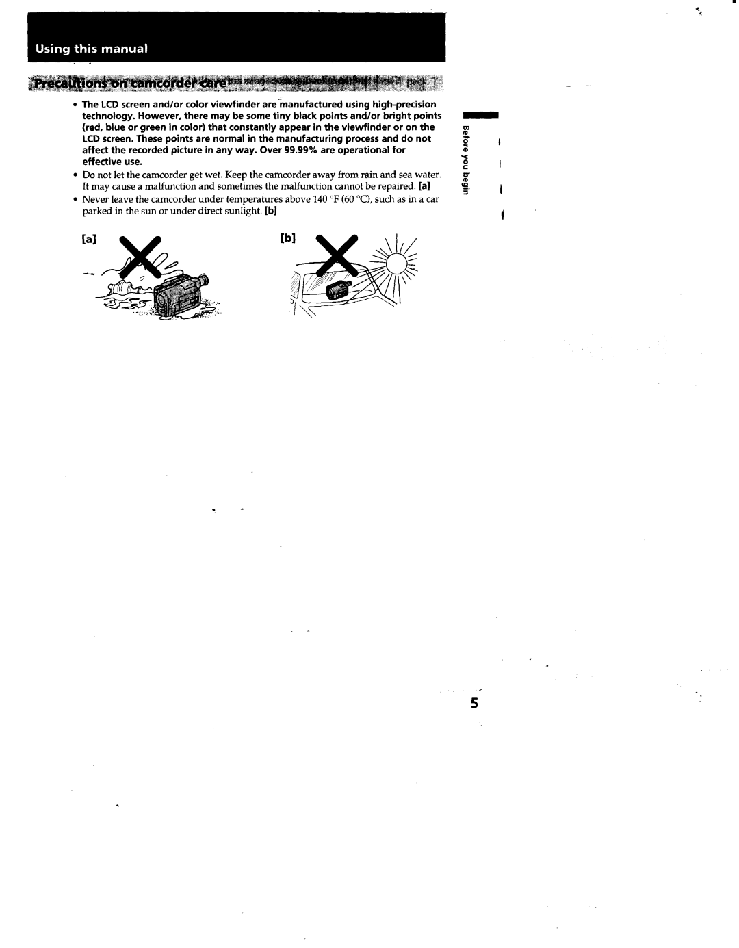 Sony TRV53, TRV52, TRV512, TRV312, CCD-TRV32 manual 