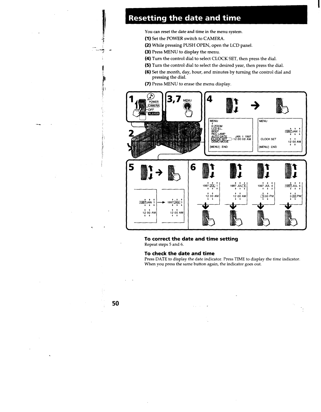 Sony TRV53, TRV52, TRV512, TRV312, CCD-TRV32 manual 