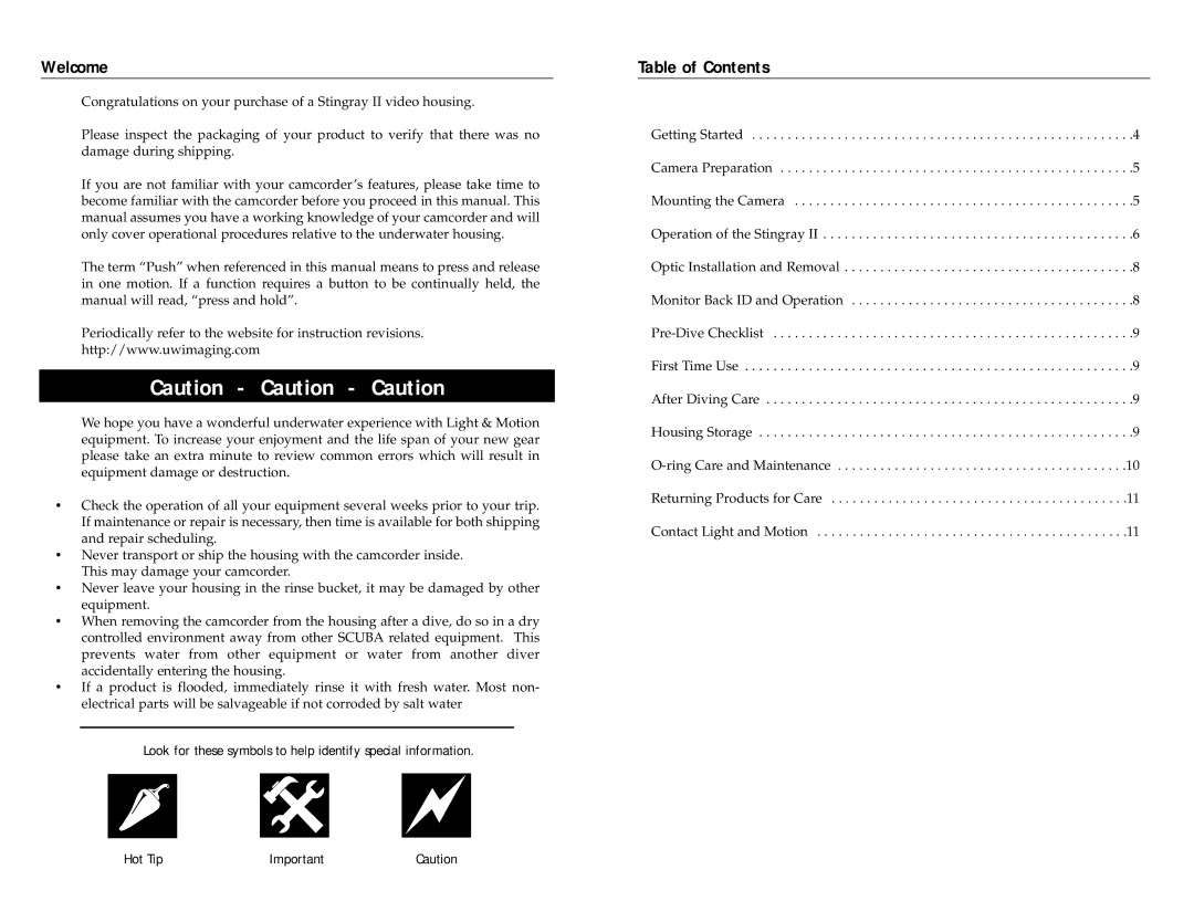 Sony TRV330, TRV530, TRV730, TRV30, TRV120 owner manual Welcome, Table of Contents 