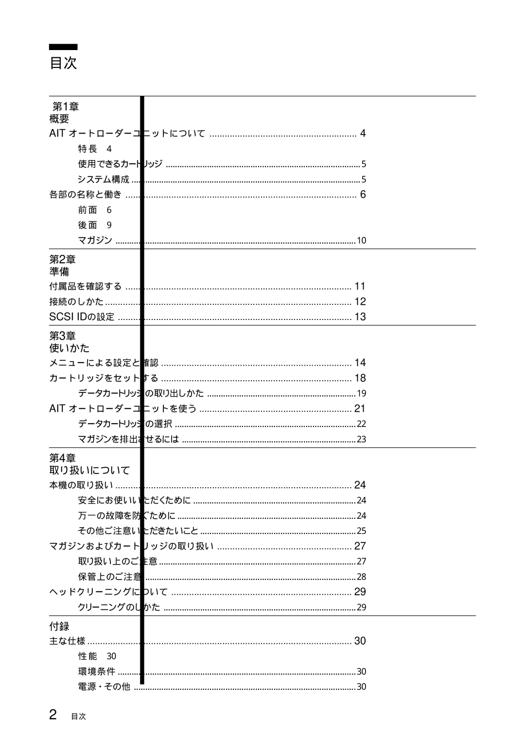 Sony TSL-SA300C manual 第1章 