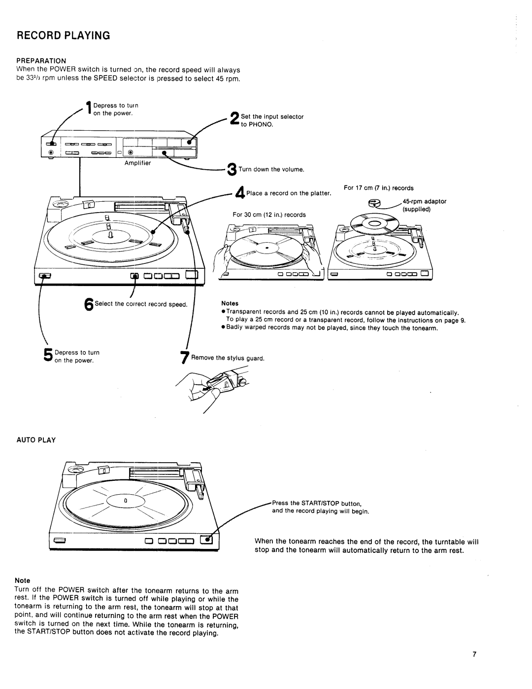 Sony PS-LX55C, Turntable, 406 manual 