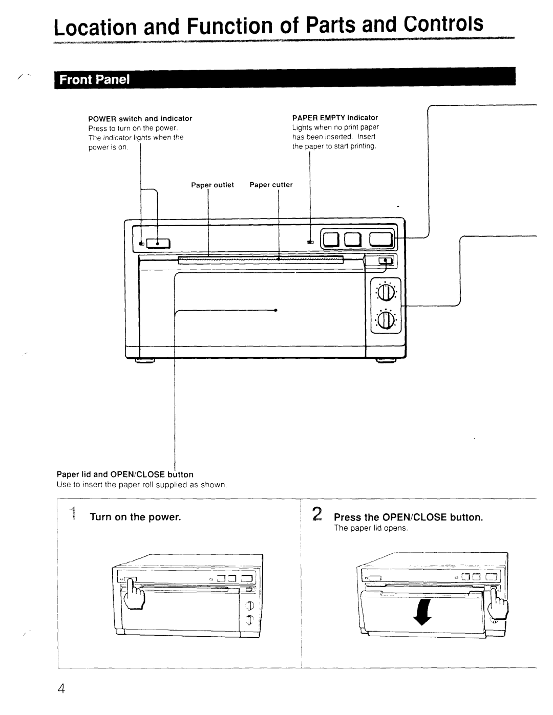 Sony UP-610 manual 