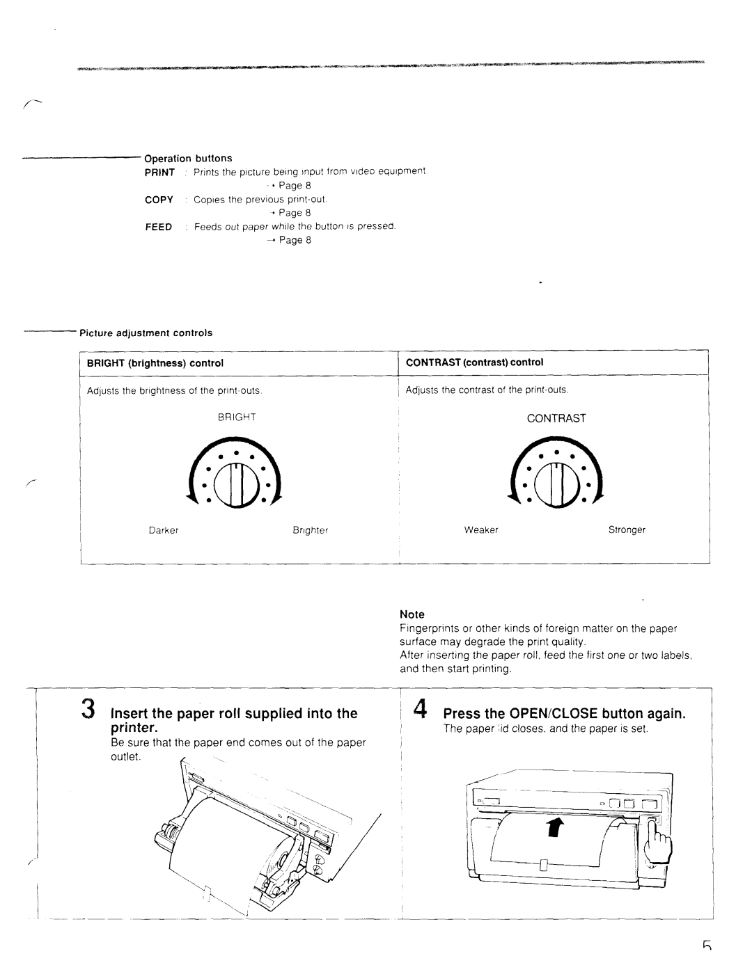 Sony UP-610 manual 