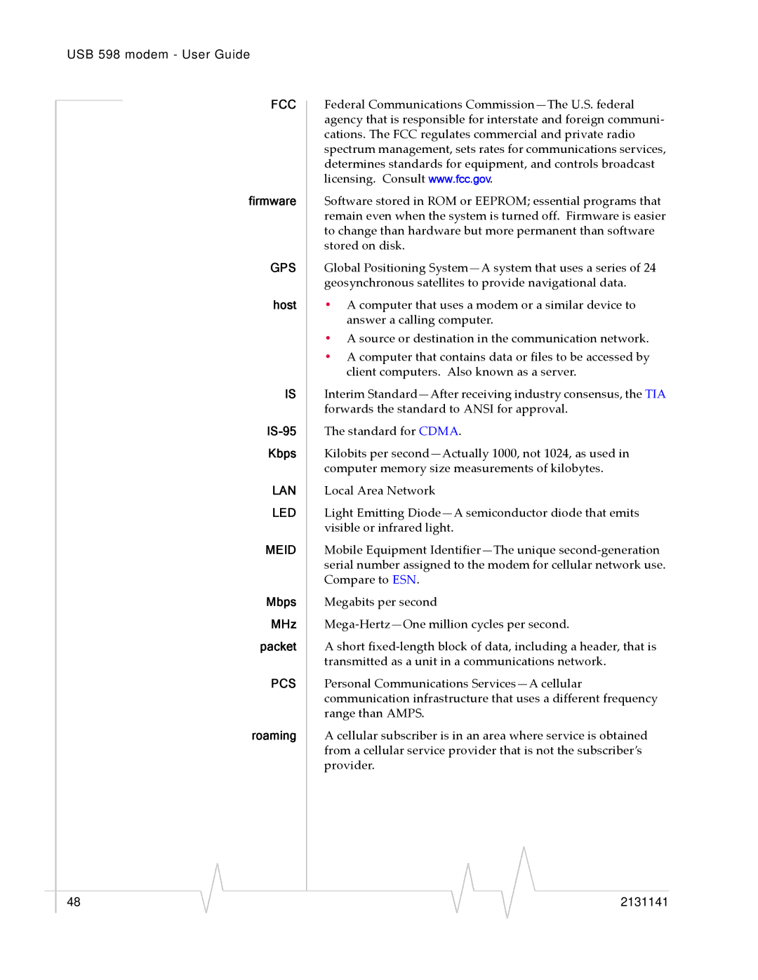 Sony USB 598 manual Fcc 