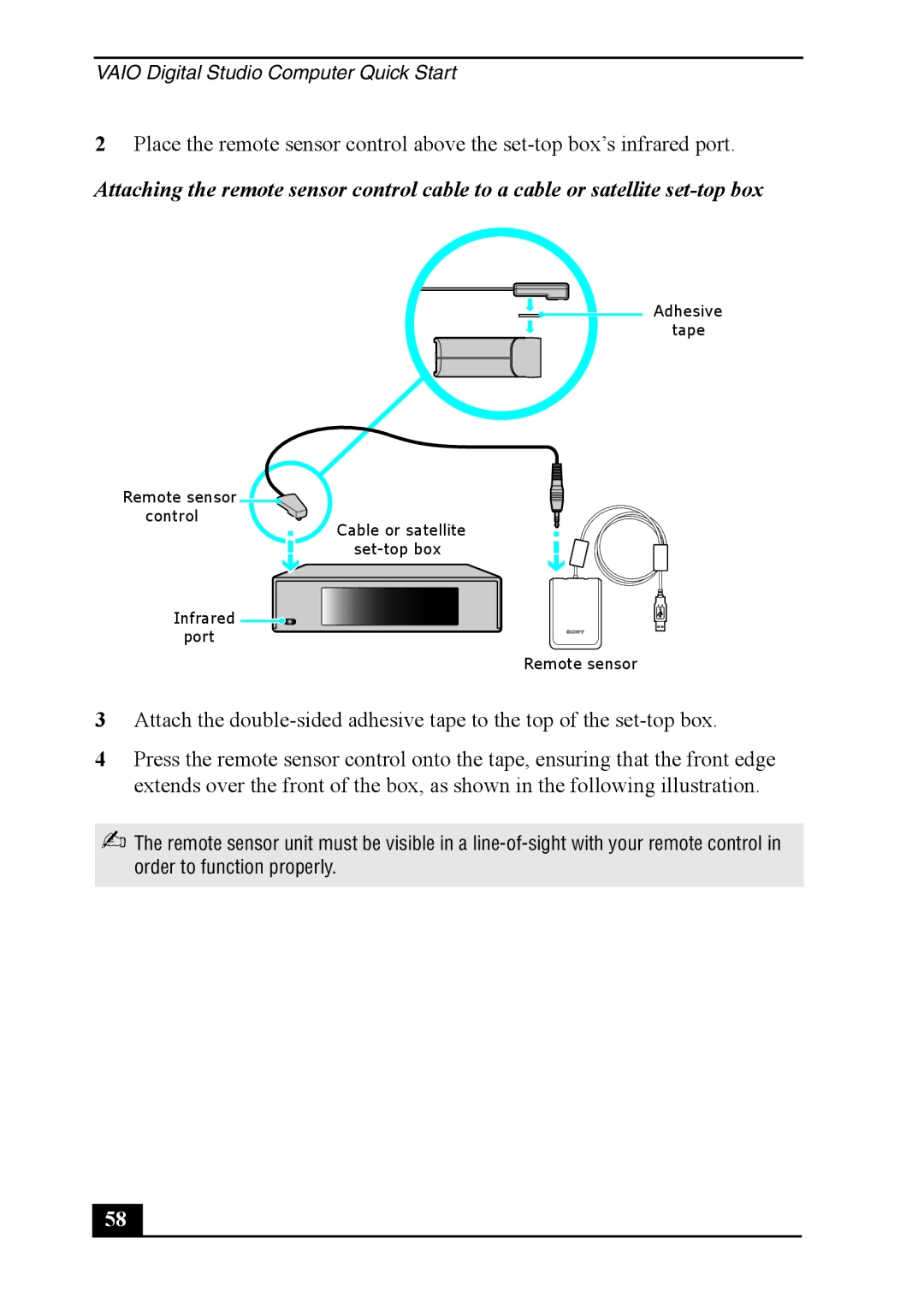 Sony VGC-RA910G, VGC-RA810G quick start Vaio Digital Studio Computer Quick Start 