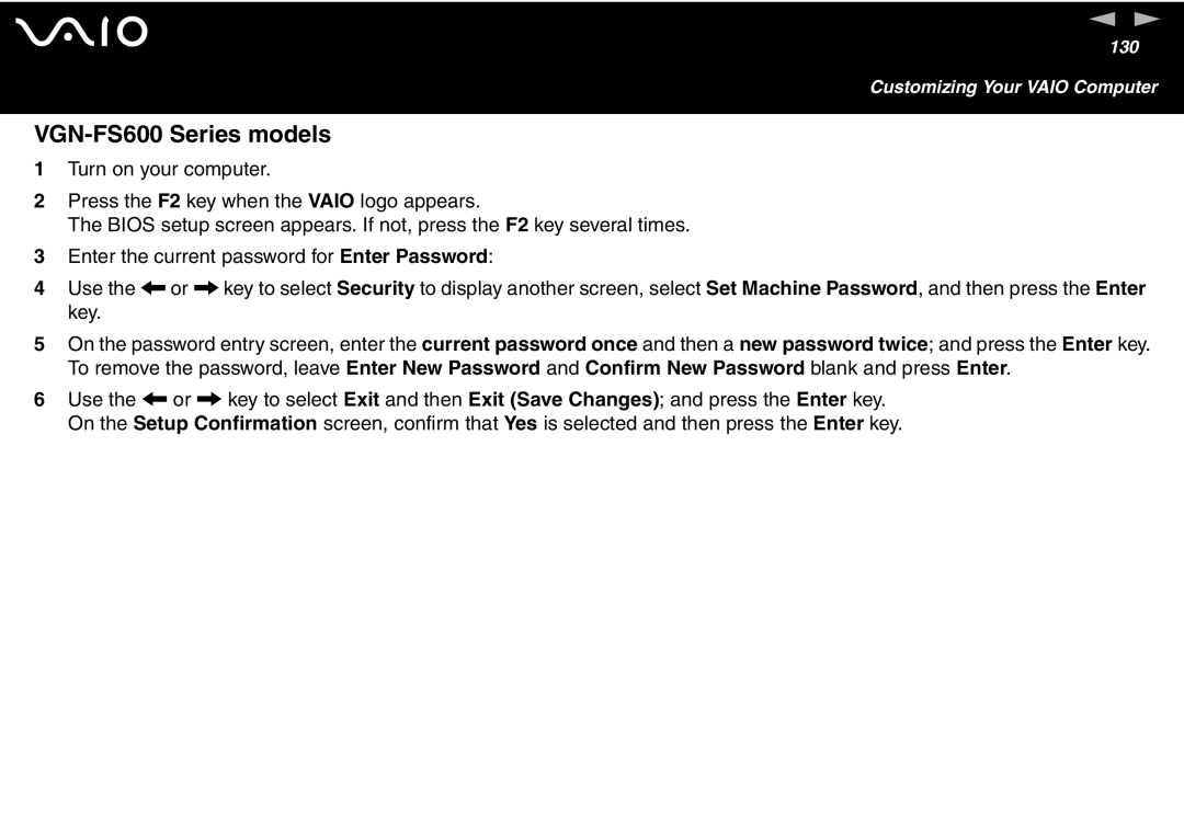 Sony VGN-FS700 Series, VGN-FS600 Series manual Customizing Your Vaio Computer 