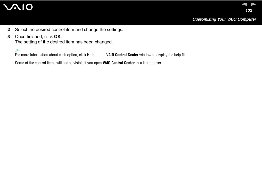 Sony VGN-FS700 Series, VGN-FS600 Series manual Customizing Your Vaio Computer 