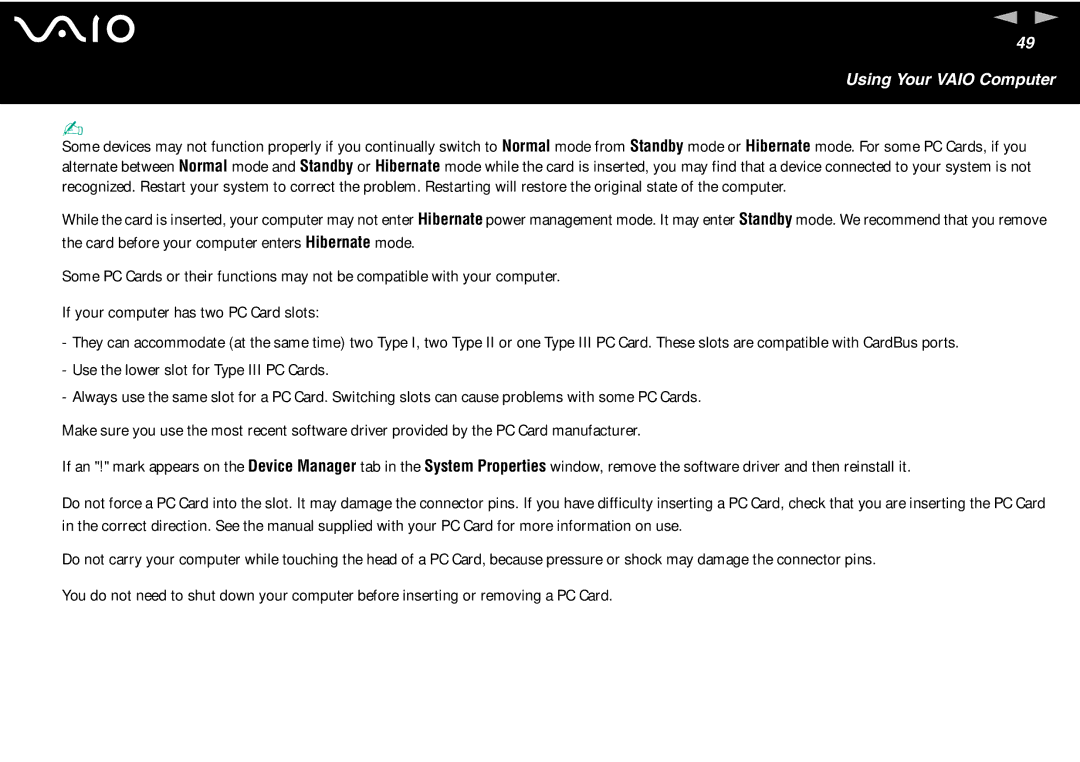 Sony VGN-T300 Series, VGN S400 Series manual Using Your Vaio Computer 