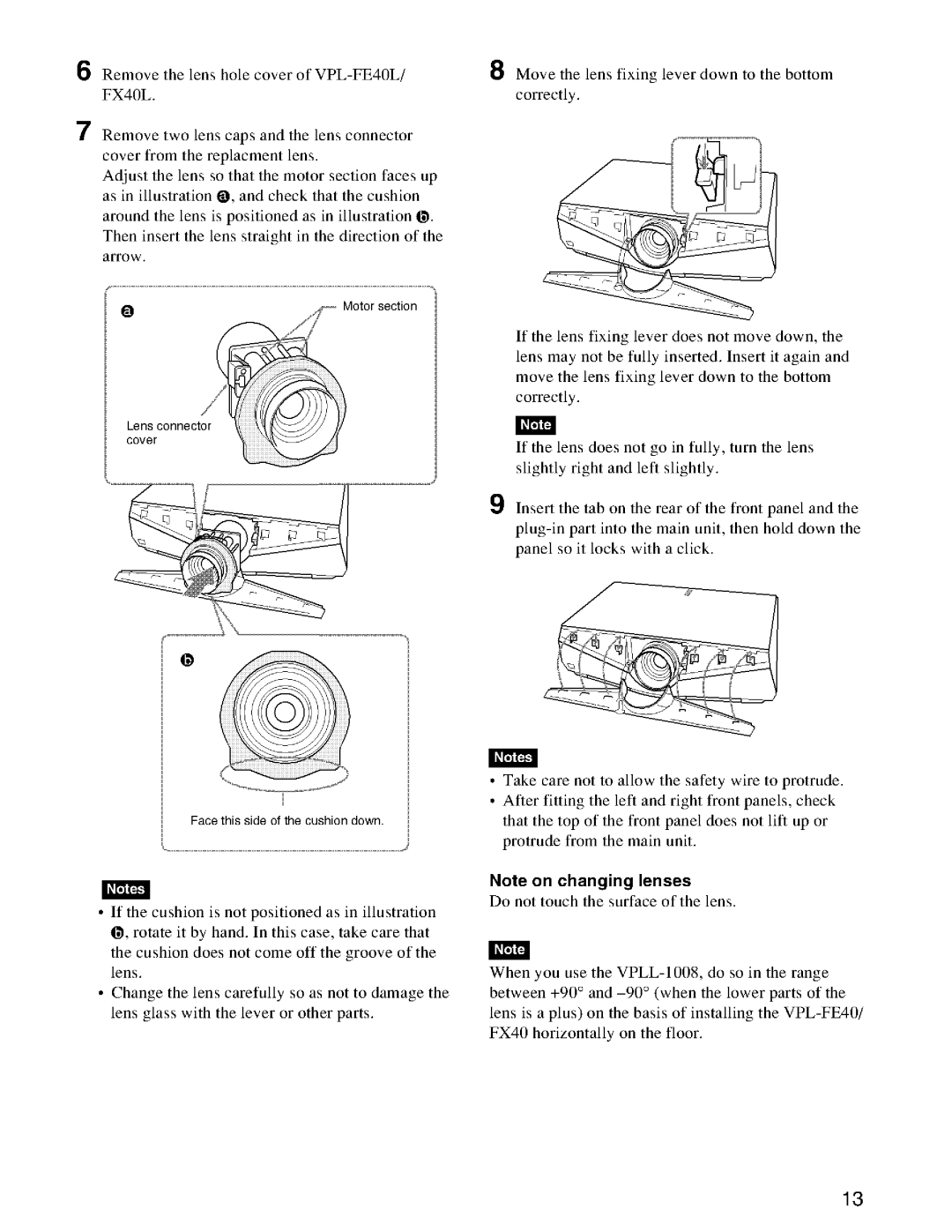 Sony VPLL-Z1032, VPLL-1008, VPLL-Z1024, VPLLZ1032 manual 