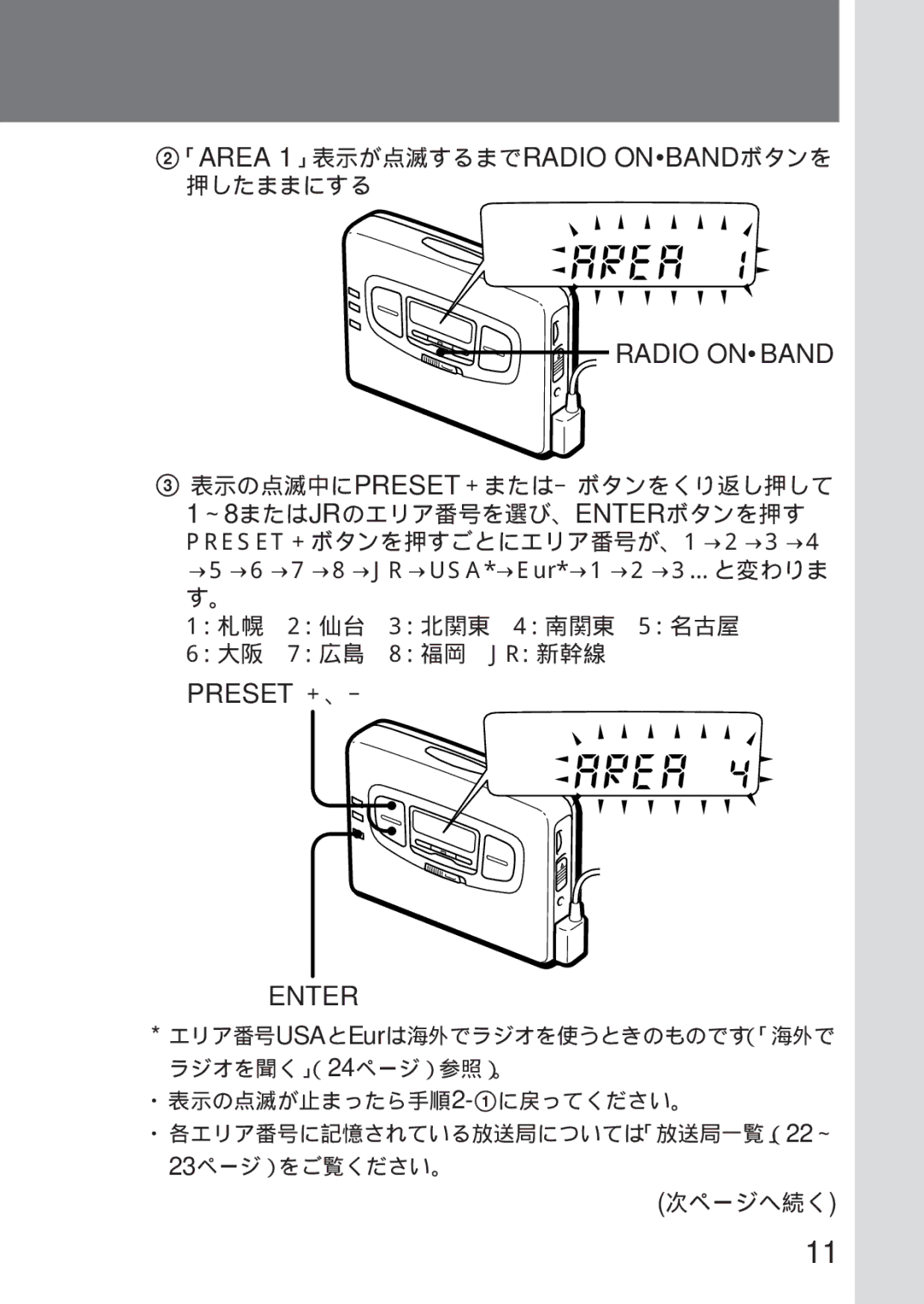 Sony WM-GX655 operating instructions Radio Onband 