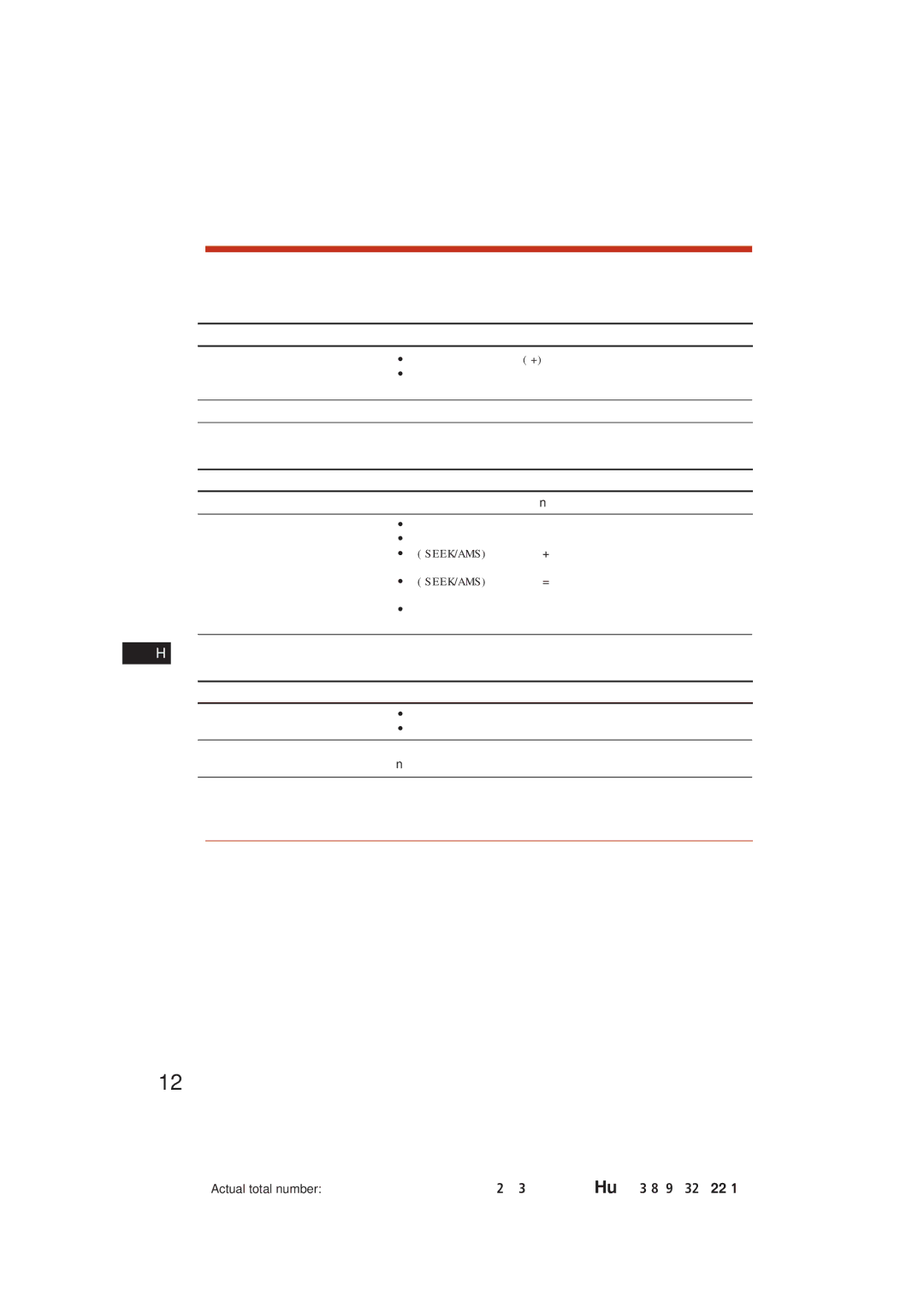 Sony XR-2753 operating instructions HibajavÌtÛ ˙tmutatÛ, Kazetta lej·tsz·s, ·diÛ hallgat·s 