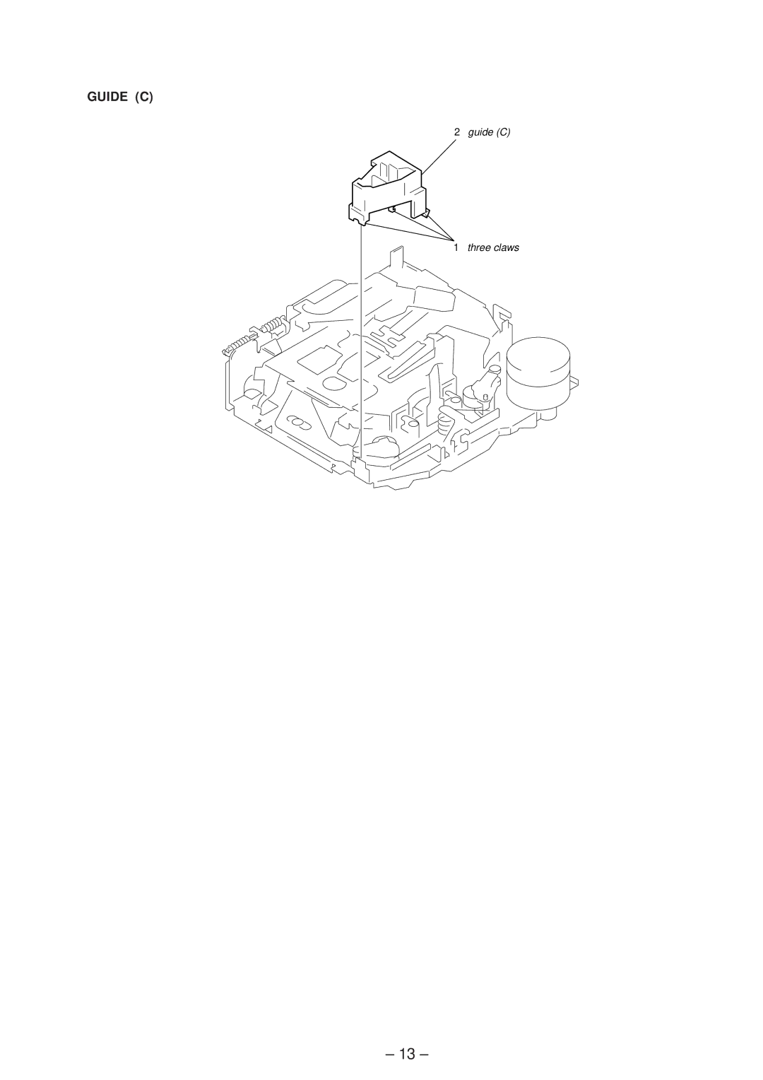 Sony XR-4803 service manual Guide C 